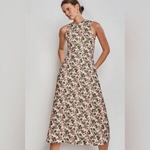 No.6 Mia long fitted floral print dress - M *new!